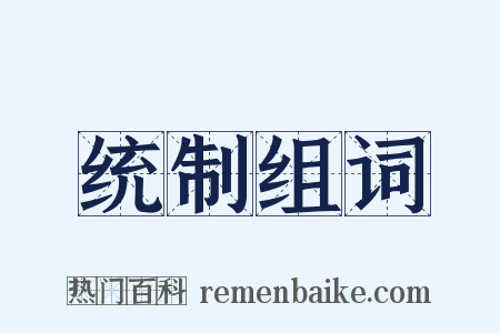 统制组词是什么意思的图片